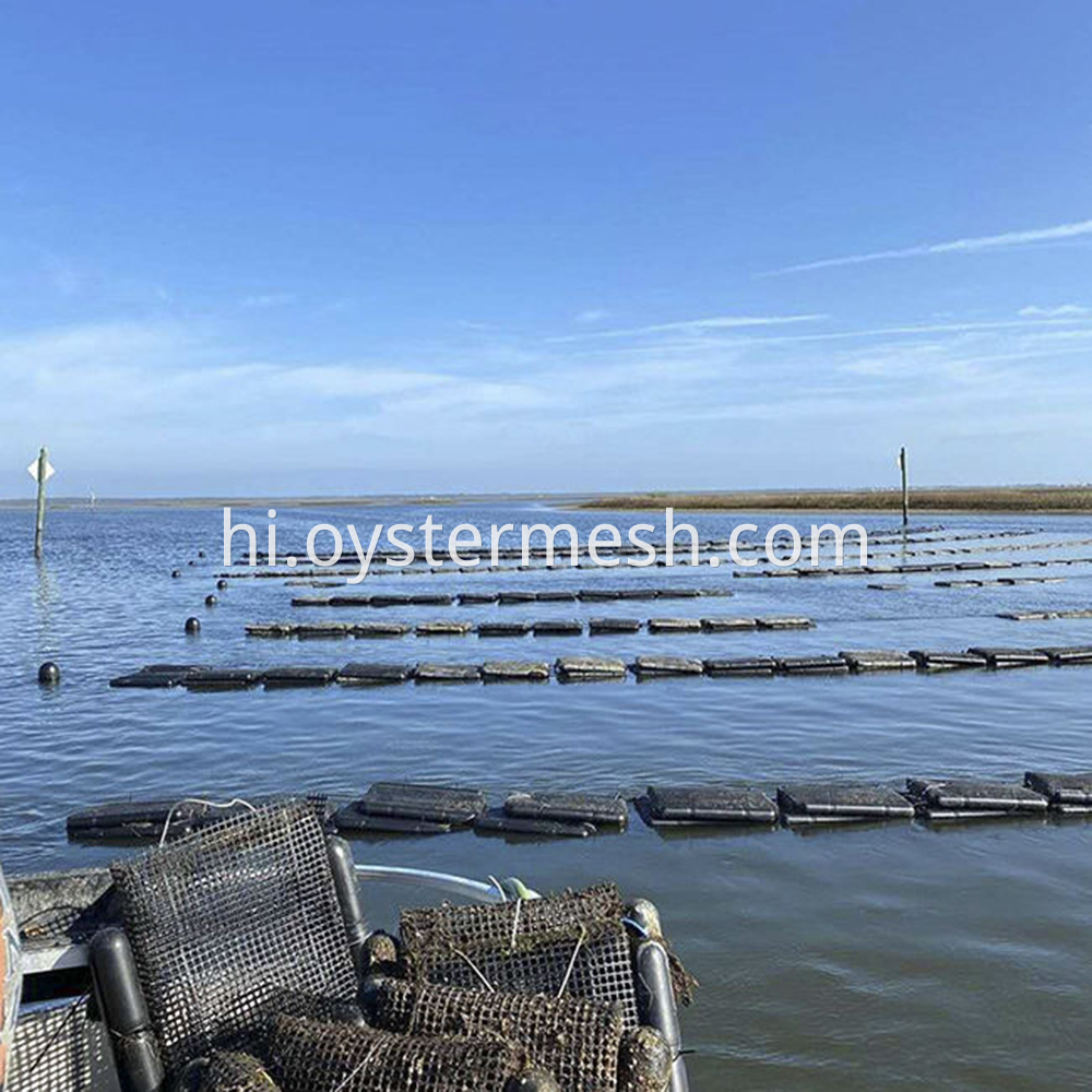 Black HDPE Float for Oyster Bag Usage
